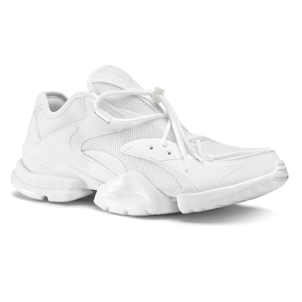 Reebok RUN_R 96 Shoes Białe Niebieskie | ZNSE-72130