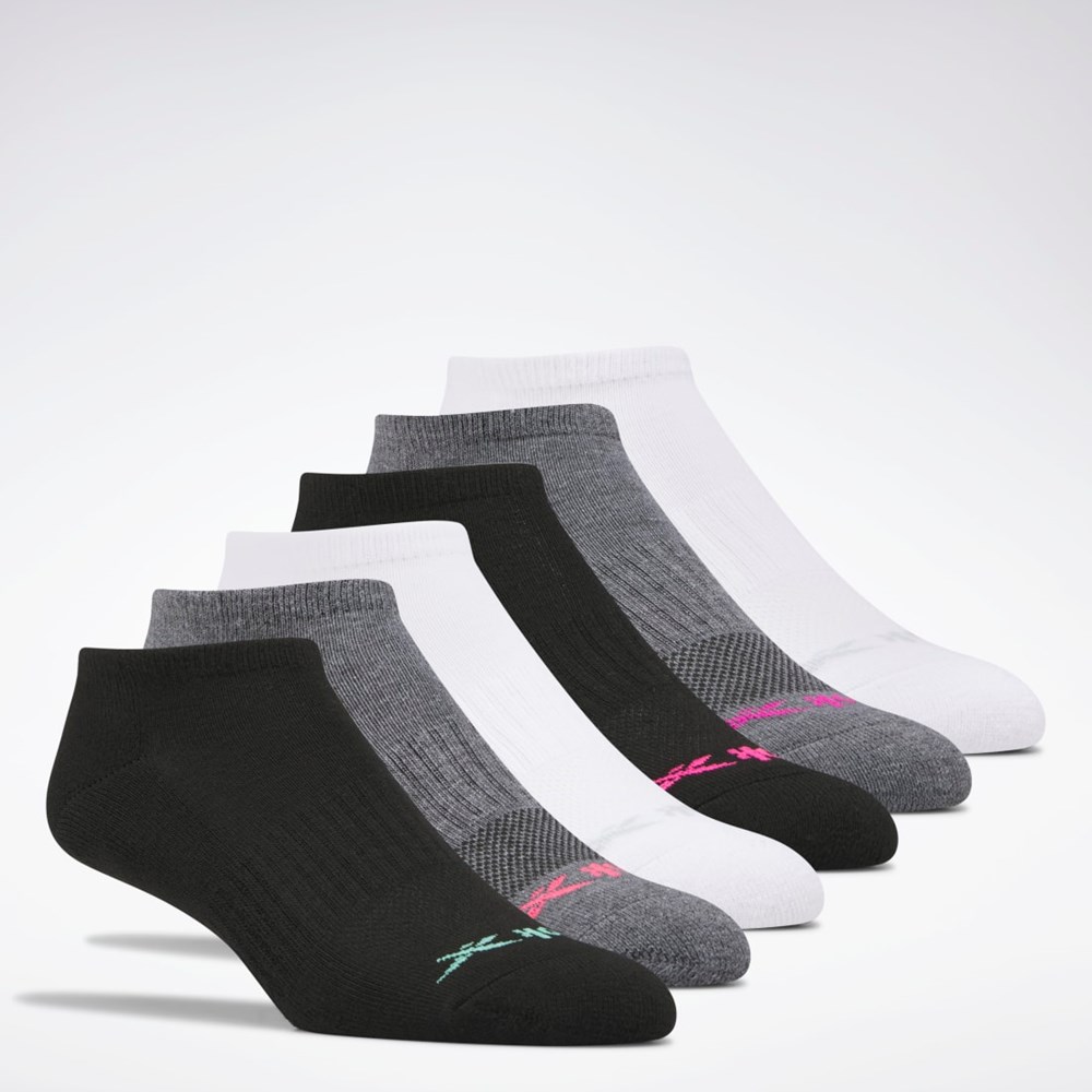 Reebok Reebok Basic Low-Cut Socks 6 Pairs Multi | HTQW-16539