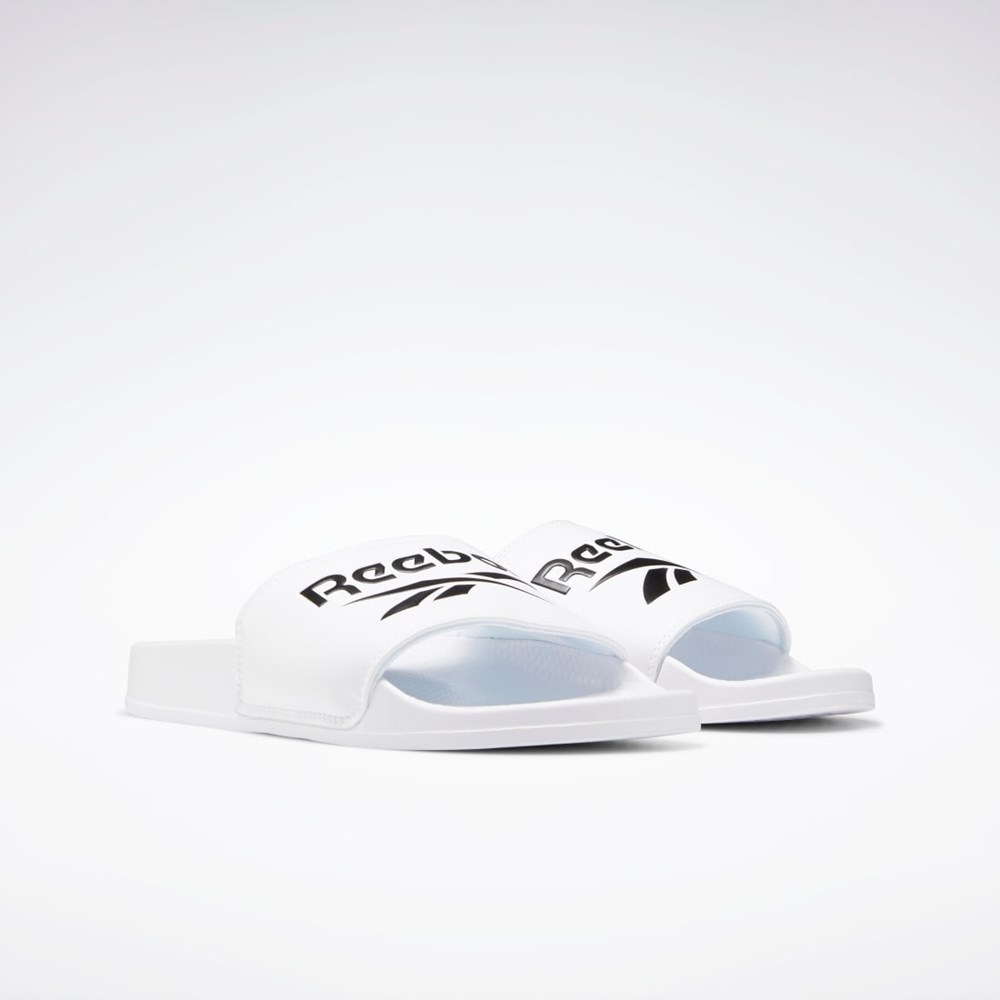 Reebok Reebok Classic Slides Białe Czarne Białe | PBNC-07463