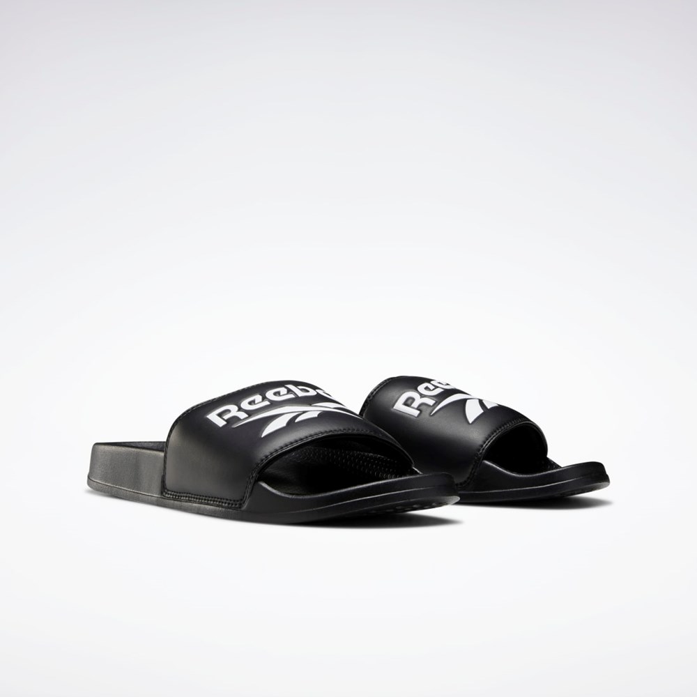 Reebok Reebok Classic Slides Czarne Białe Czarne | DXAO-24981