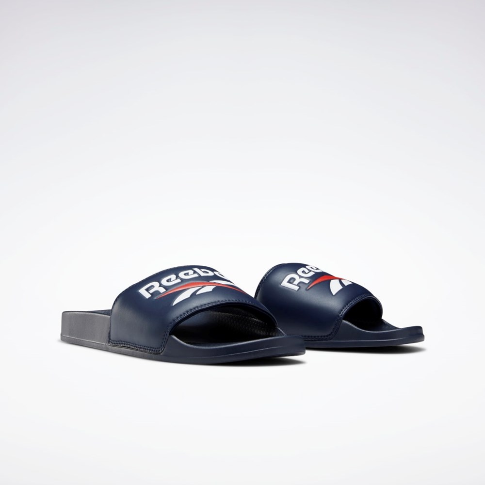 Reebok Reebok Classic Slides Granatowe Białe Czerwone | HKRD-80192