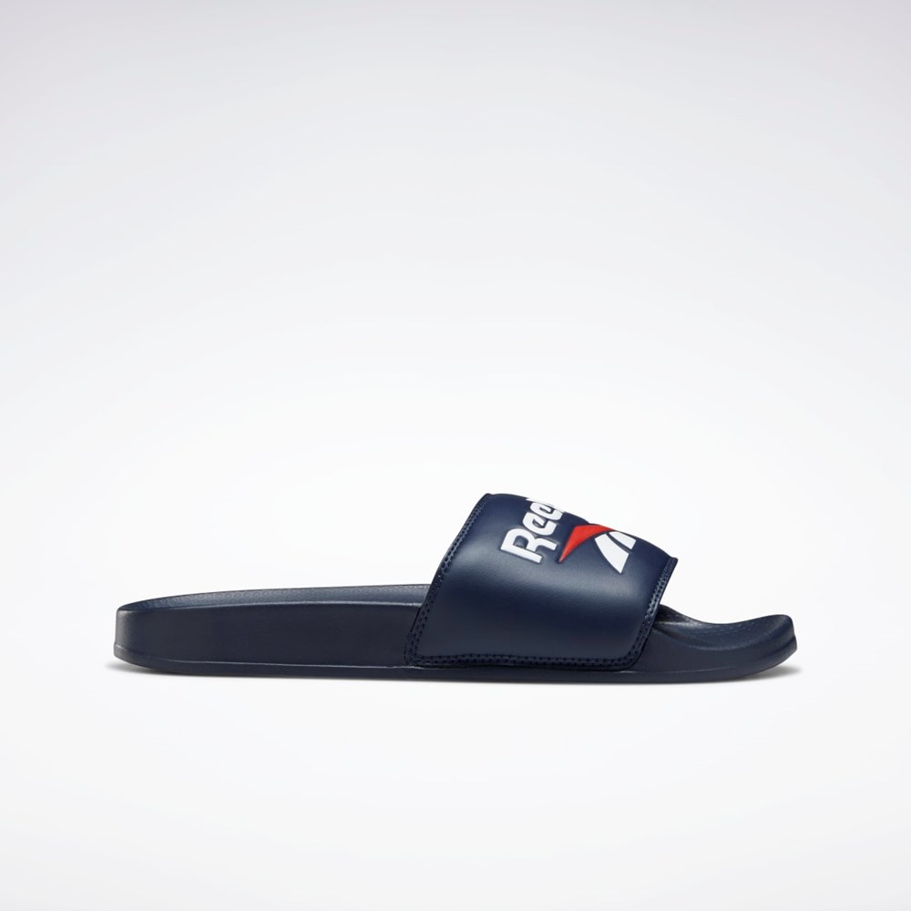 Reebok Reebok Classic Slides Granatowe Białe Czerwone | HKRD-80192