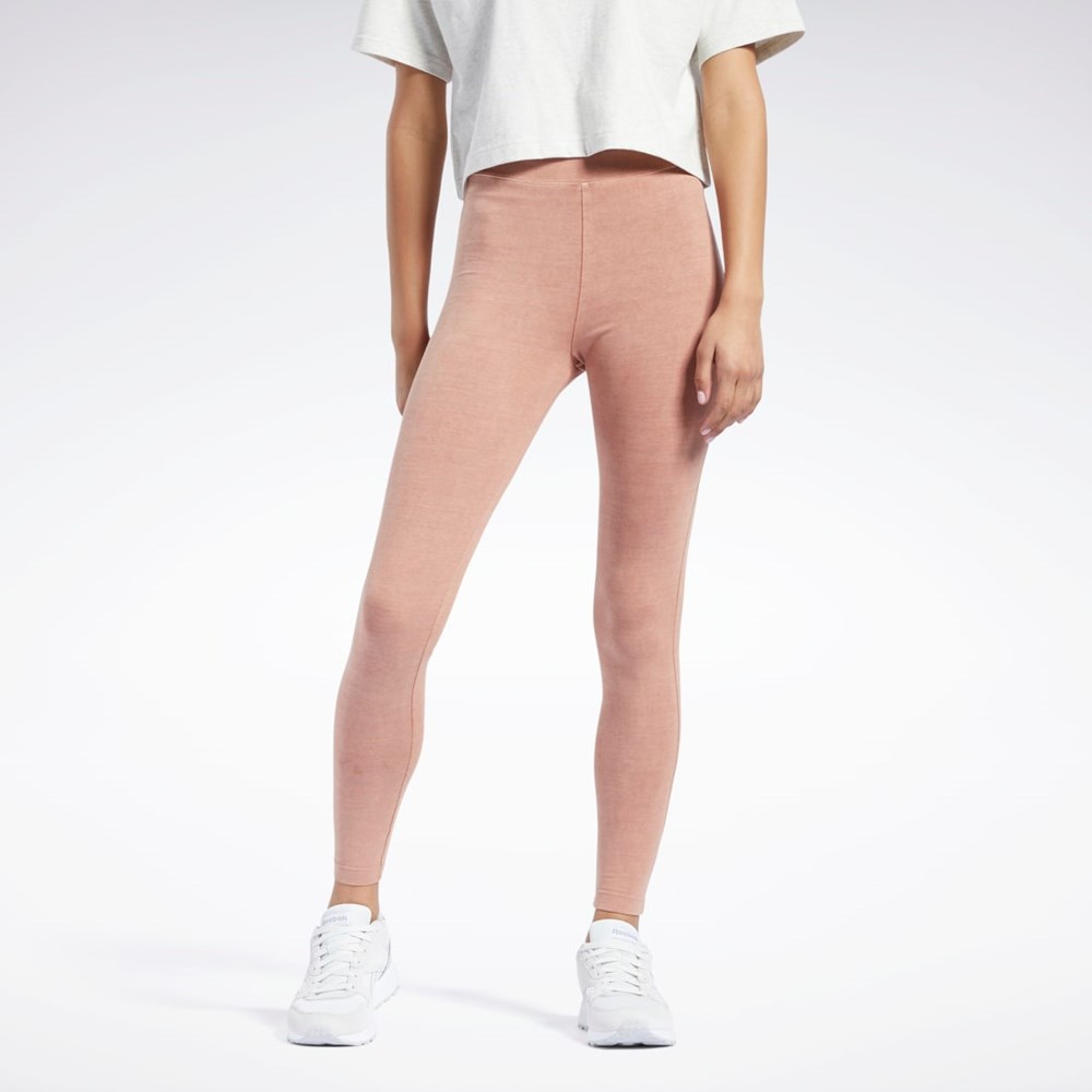 Reebok Reebok Classics Natural Dye Leggings Koralowe | AOIQ-36784