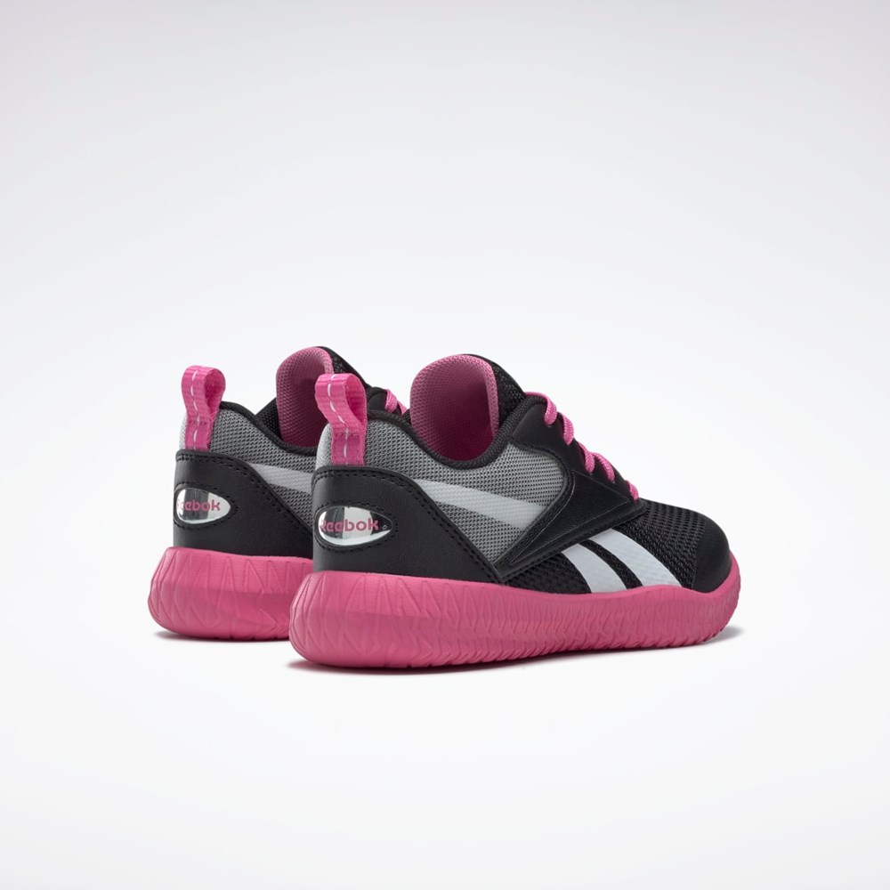 Reebok Reebok Flexagon Energy 3 Shoes - Preschool Czarne Białe Różowe | DXSI-36402