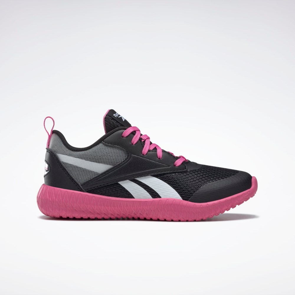 Reebok Reebok Flexagon Energy 3 Shoes - Preschool Czarne Białe Różowe | DXSI-36402