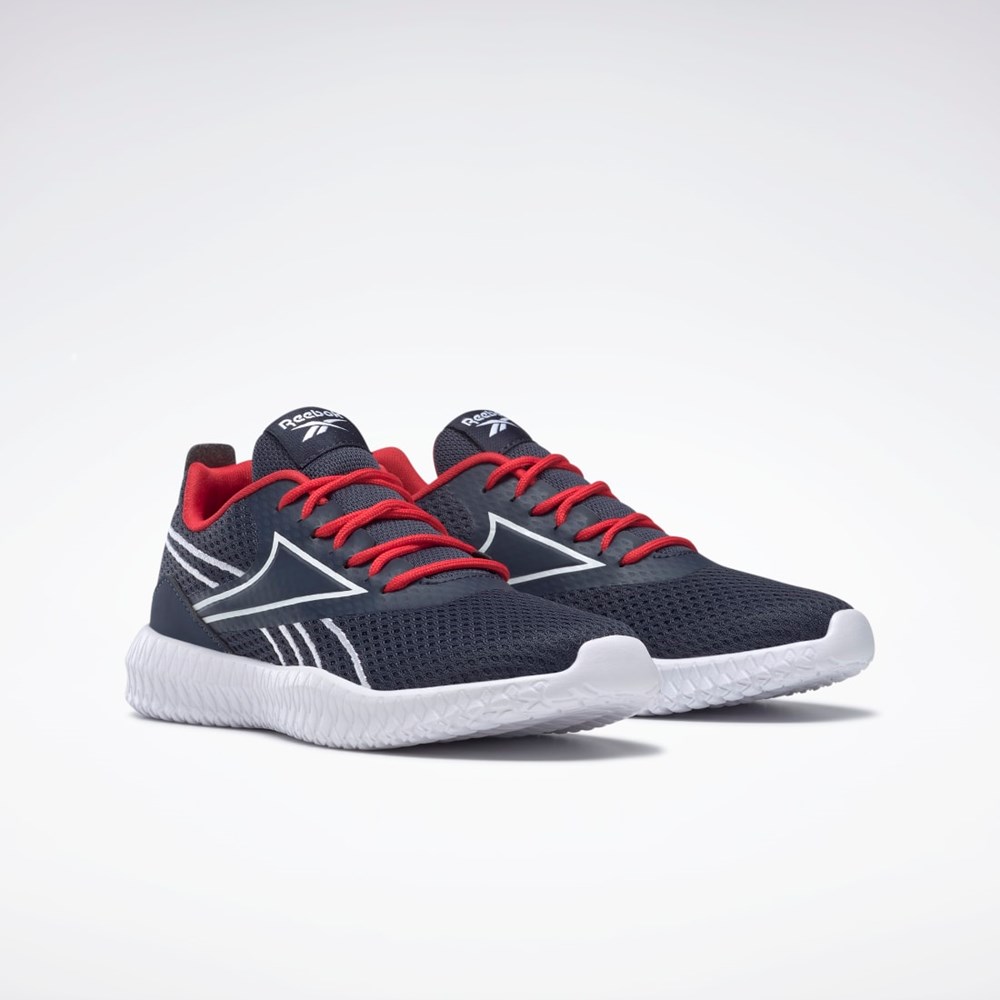 Reebok Reebok Flexagon Energy Shoes - Preschool Granatowe Czerwone Białe | ZDYB-23697