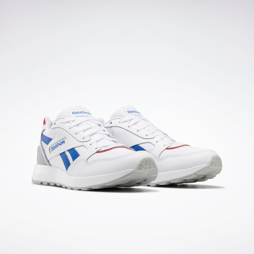 Reebok Reebok GL1000 Shoes Białe Niebieskie Czerwone | RGXQ-72914