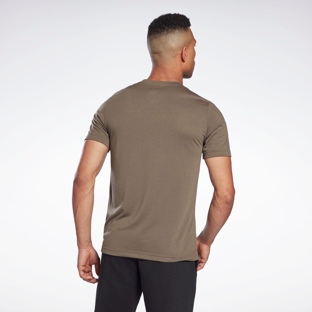 Reebok Reebok Grafiką Series T-Shirt Zielone | PGEN-29048