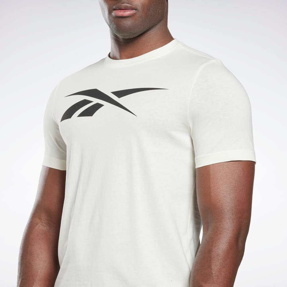 Reebok Reebok Grafiką Series Vector T-Shirt Białe | GQRL-87501