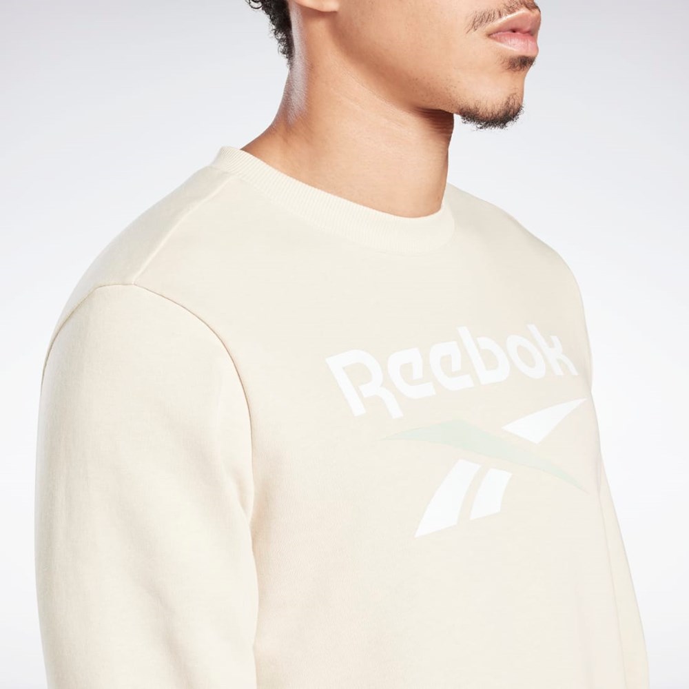 Reebok Reebok Identity Big Logo Crew Stucco | ETKN-20594