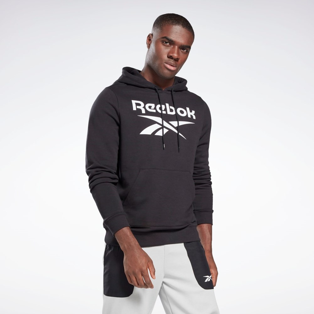 Reebok Reebok Identity Big Logo Hoodie Czarne | CITD-41873