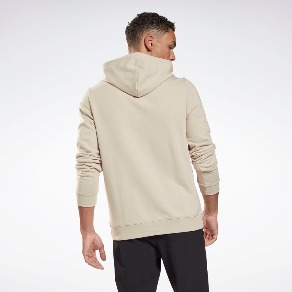 Reebok Reebok Identity Big Logo Hoodie Stucco | UVDM-41837