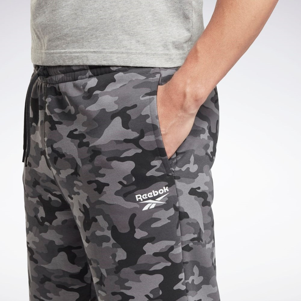 Reebok Reebok Identity Camo Shorts Czarne | LDHV-16592