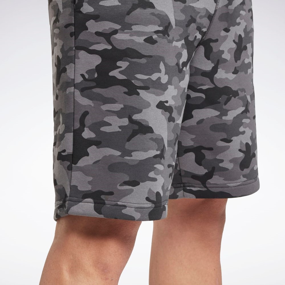 Reebok Reebok Identity Camo Shorts Czarne | LDHV-16592