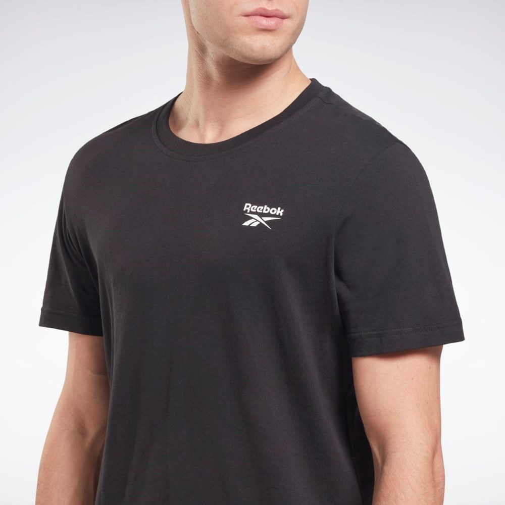 Reebok Reebok Identity Classics T-Shirt Czarne | UTKG-42105