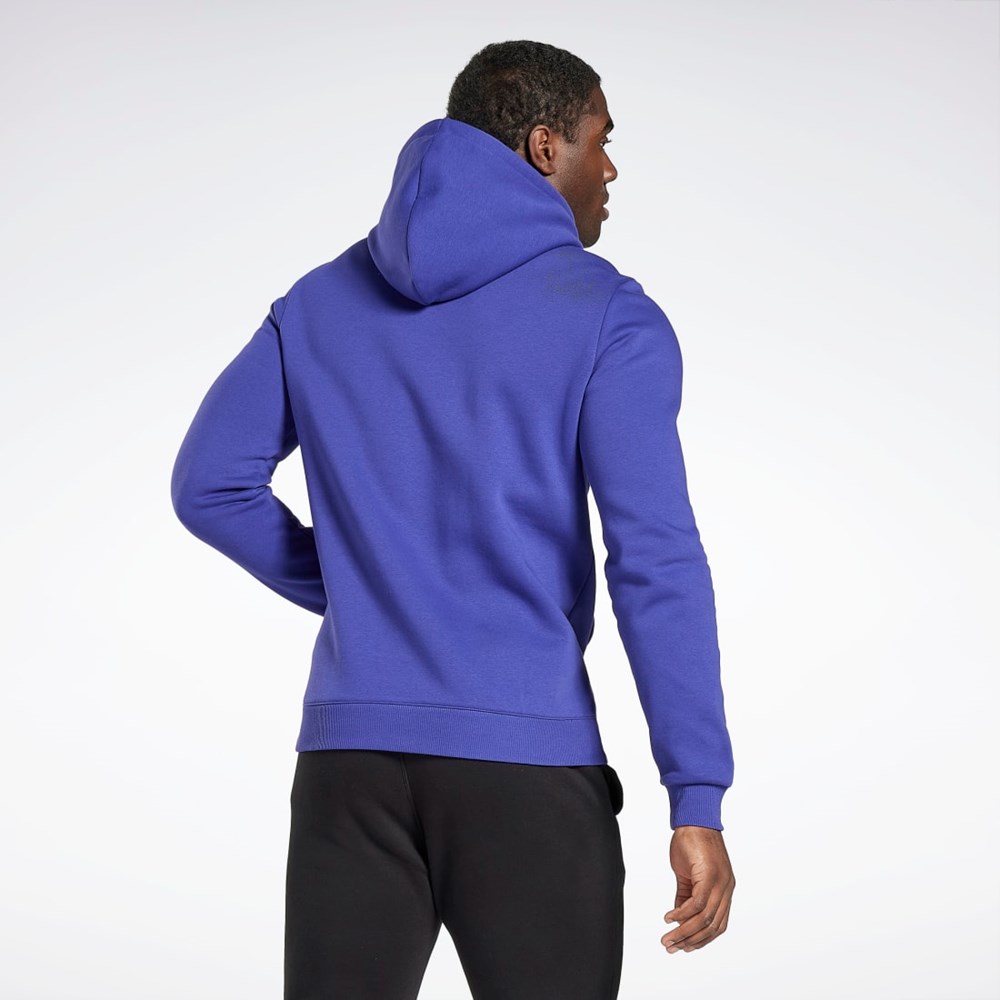 Reebok Reebok Identity Fleece Hoodie Fioletowe | XDZW-67398