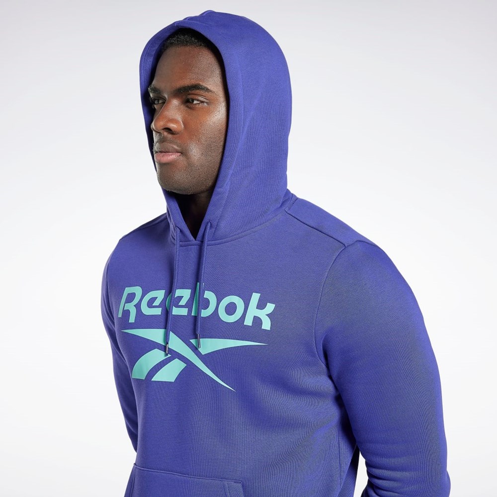 Reebok Reebok Identity Fleece Hoodie Fioletowe | XDZW-67398