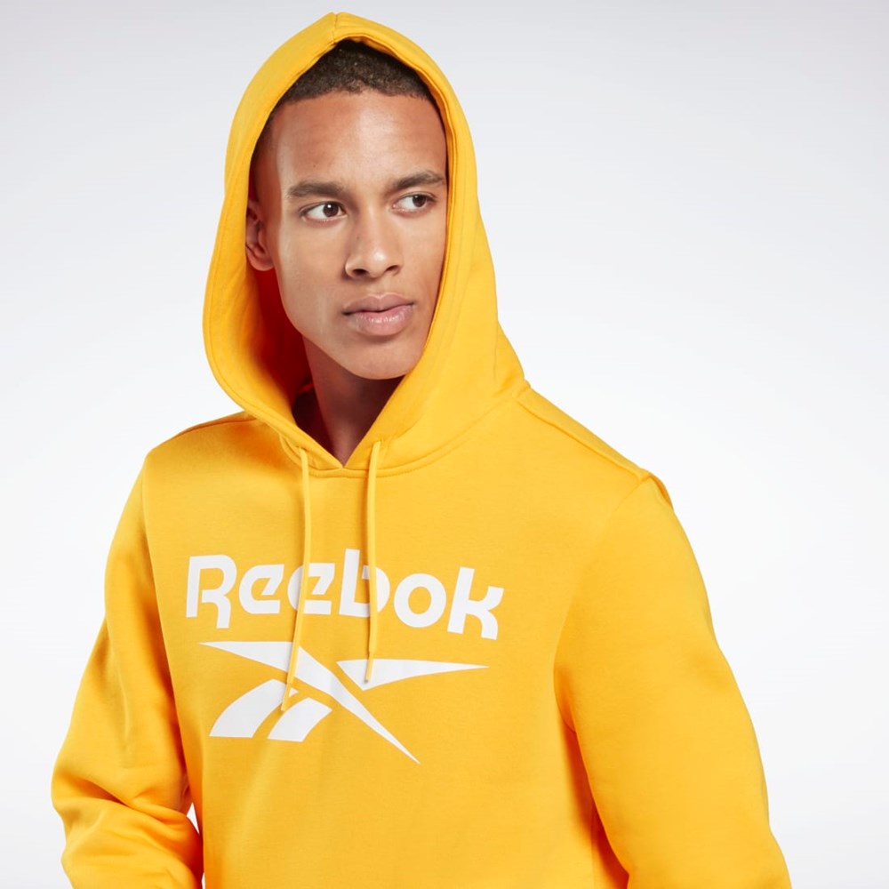 Reebok Reebok Identity Fleece Hoodie Złote | HYCK-47329