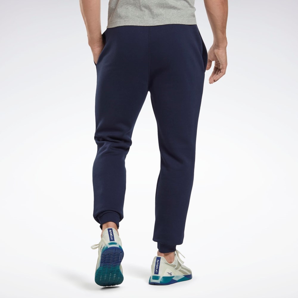 Reebok Reebok Identity Fleece Jogger Granatowe | VEQB-25784