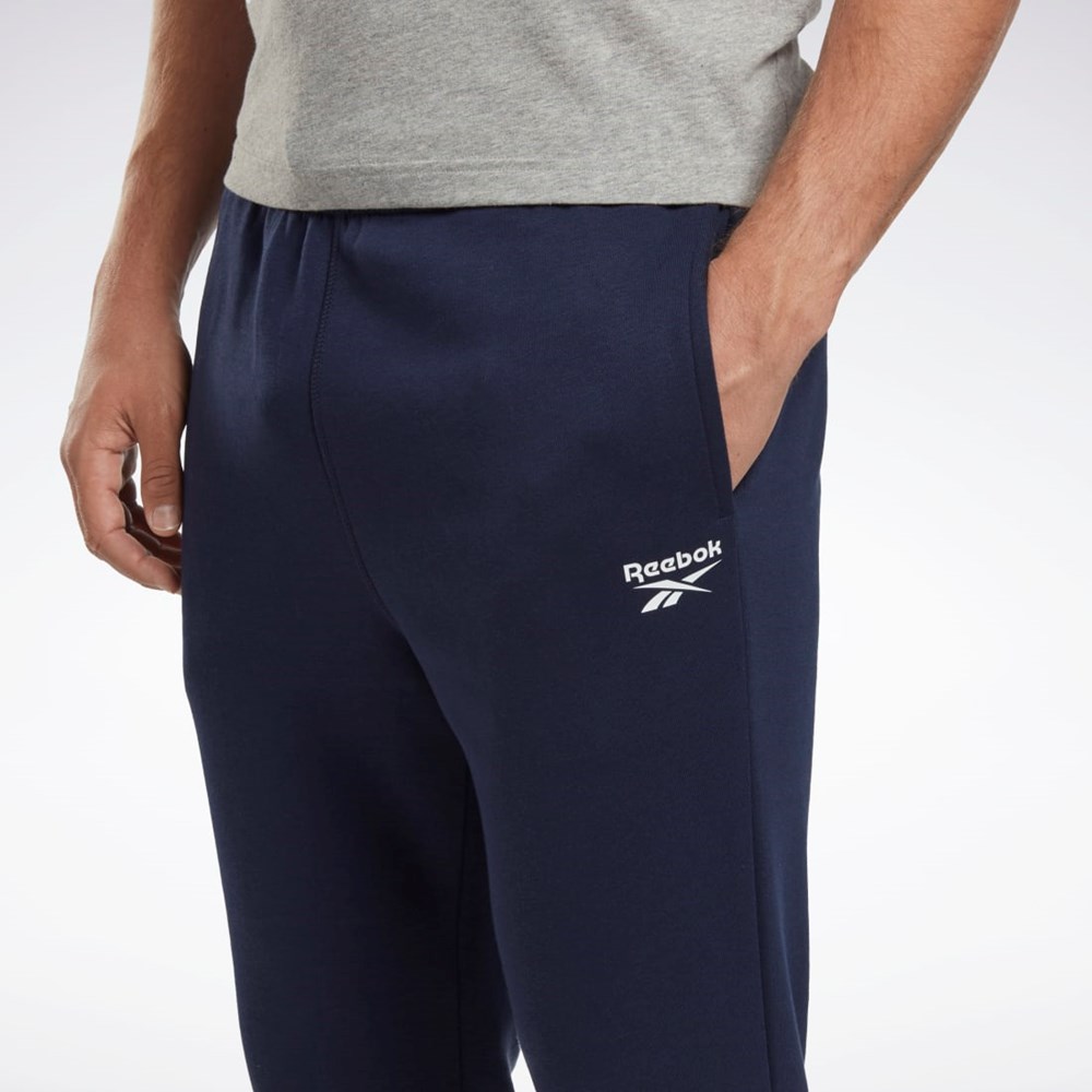 Reebok Reebok Identity Fleece Jogger Granatowe | VEQB-25784