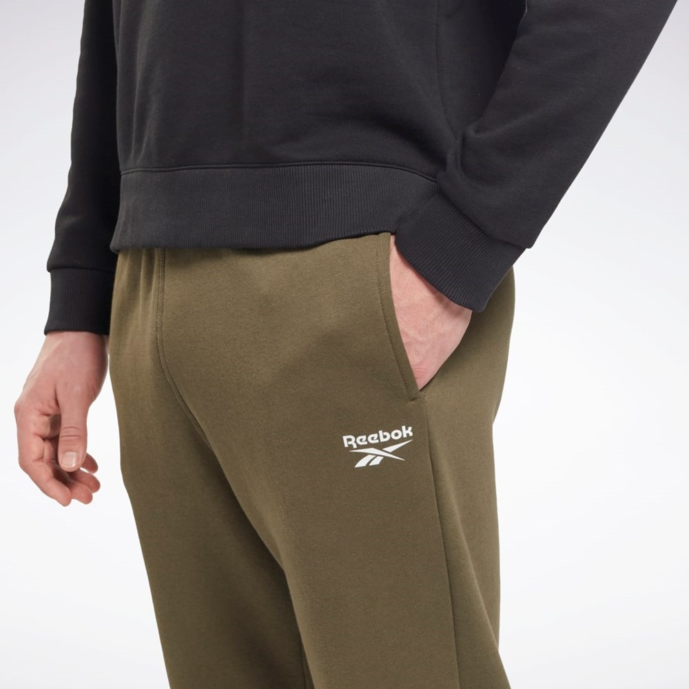 Reebok Reebok Identity Fleece Jogger Zielone | KSTB-49352