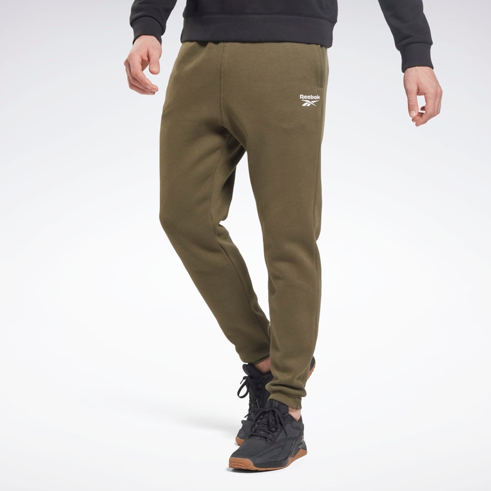 Reebok Reebok Identity Fleece Jogger Zielone | KSTB-49352