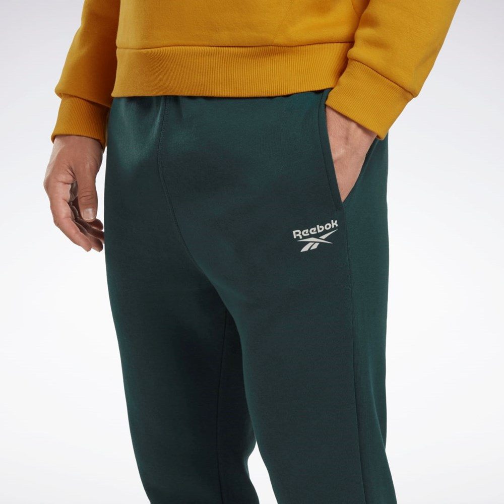 Reebok Reebok Identity Fleece Jogger Zielone | LFDV-35286