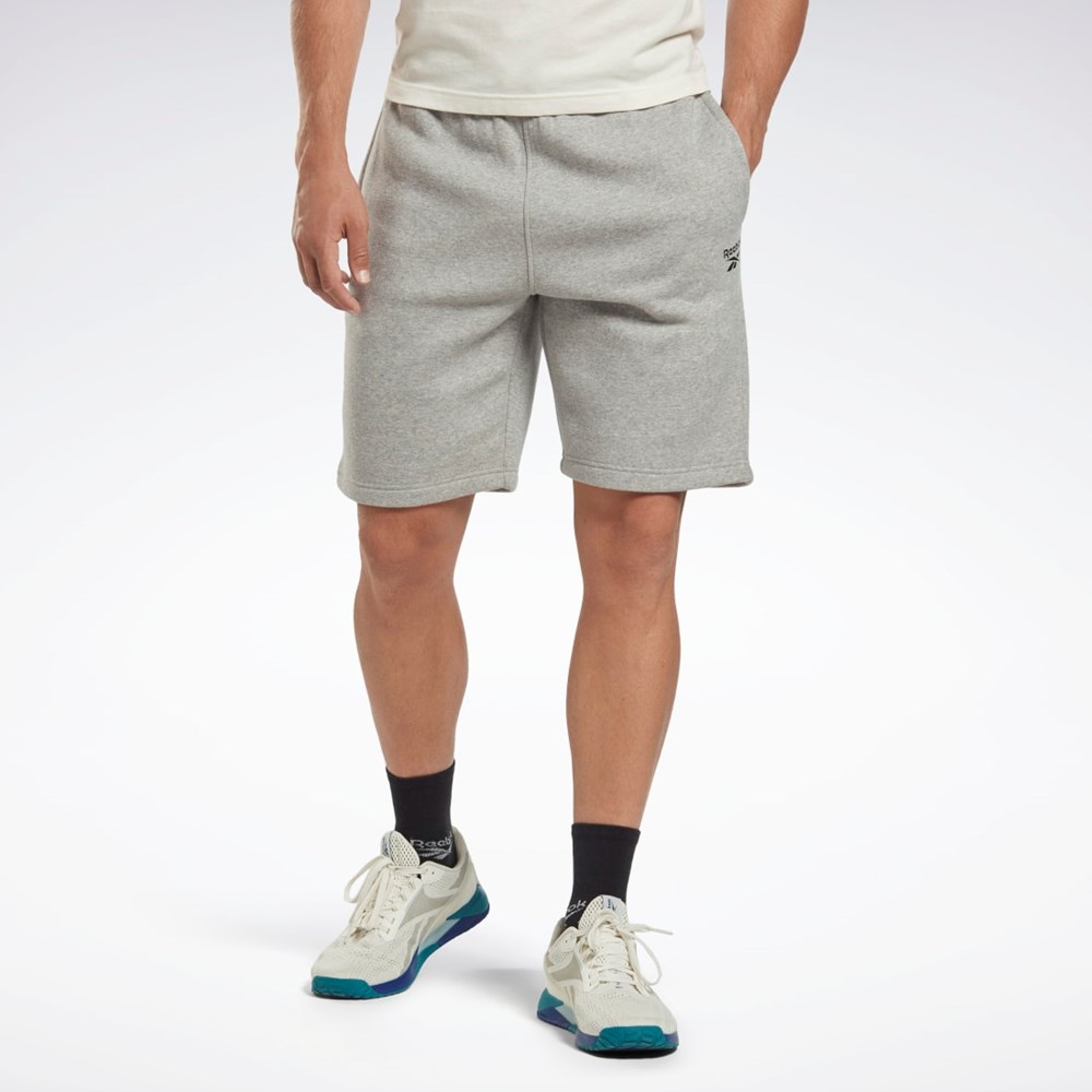 Reebok Reebok Identity Fleece Shorts Szare | KHFW-68794