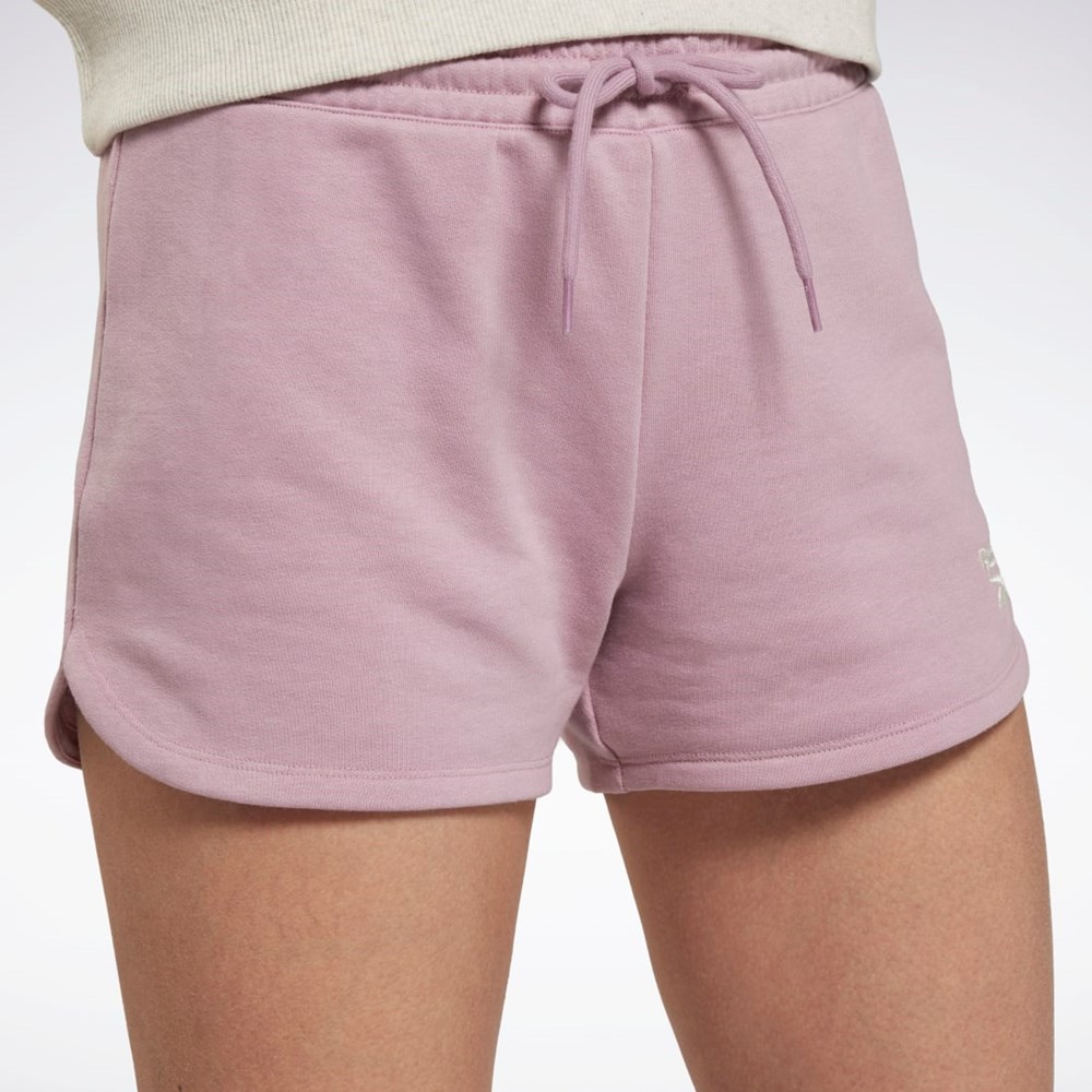 Reebok Reebok Identity French Terry Shorts Infused Lilac | AGIF-38607