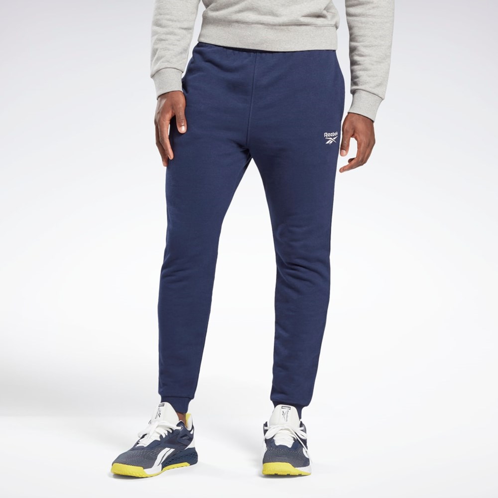 Reebok Reebok Identity Joggers Granatowe | QFWE-81509