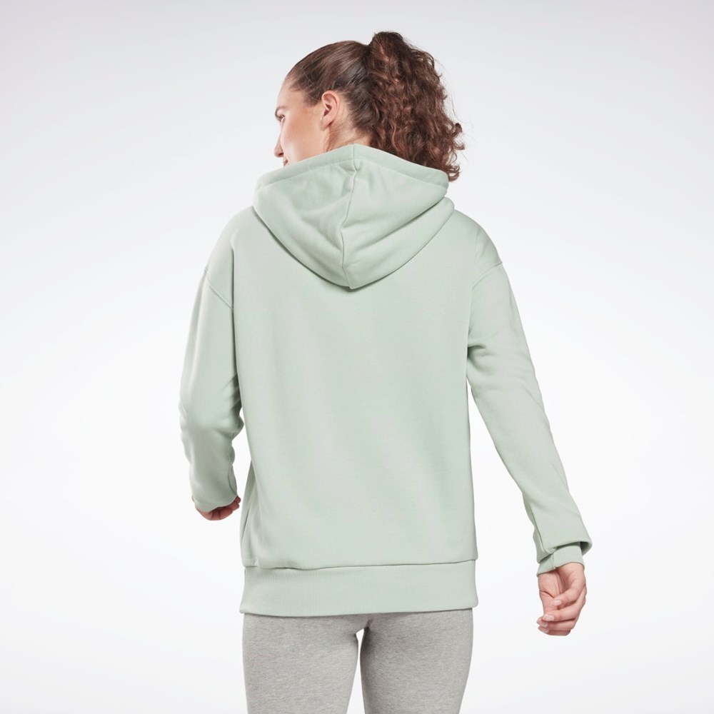 Reebok Reebok Identity Logo French Terry Hoodie Głęboka | JSPT-80142