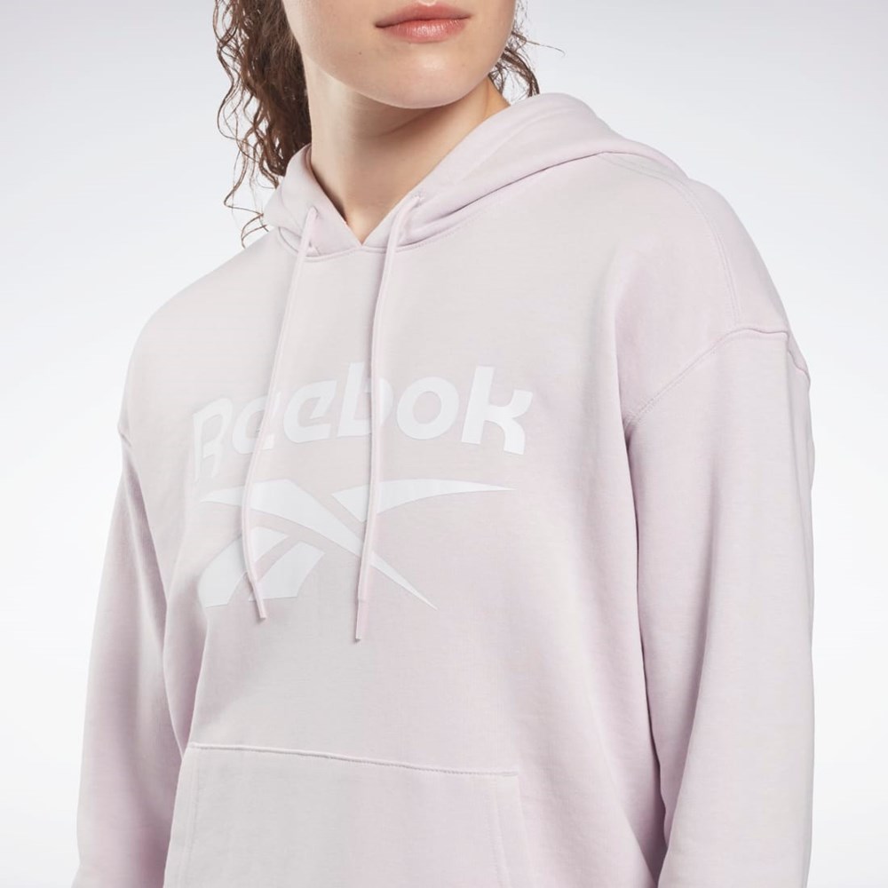 Reebok Reebok Identity Logo French Terry Hoodie Quartz Glow | OLWK-74856