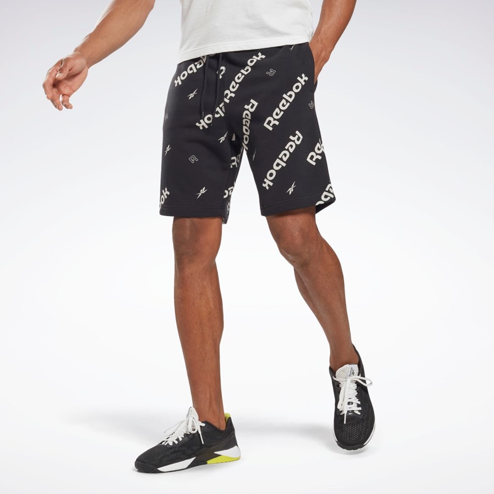 Reebok Reebok Identity Shorts Czarne | BLYD-94283