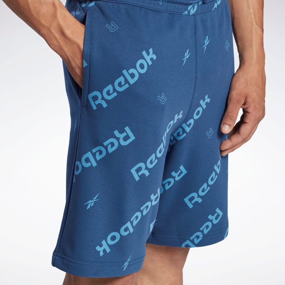 Reebok Reebok Identity Shorts Niebieskie | ULRT-03782