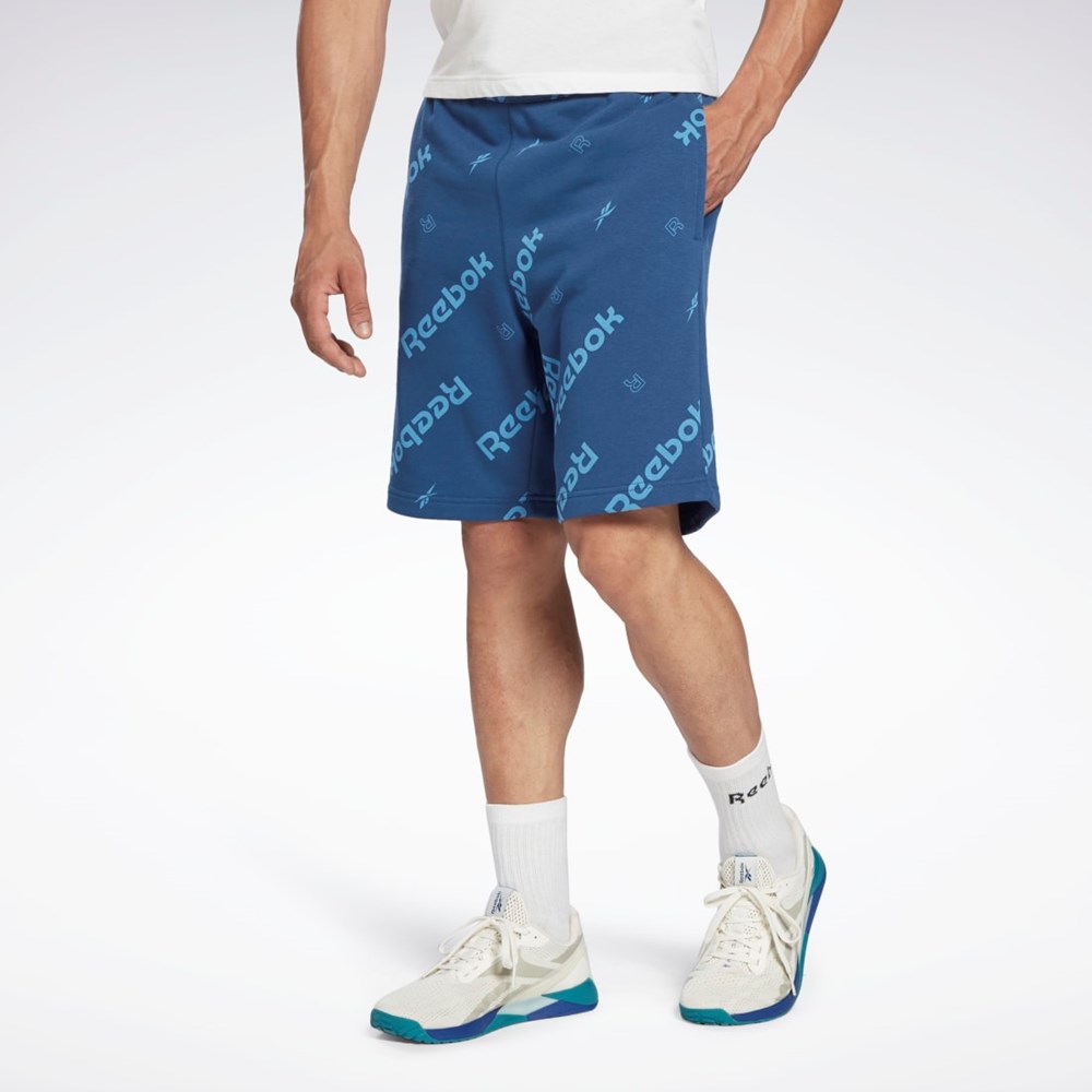 Reebok Reebok Identity Shorts Niebieskie | ULRT-03782