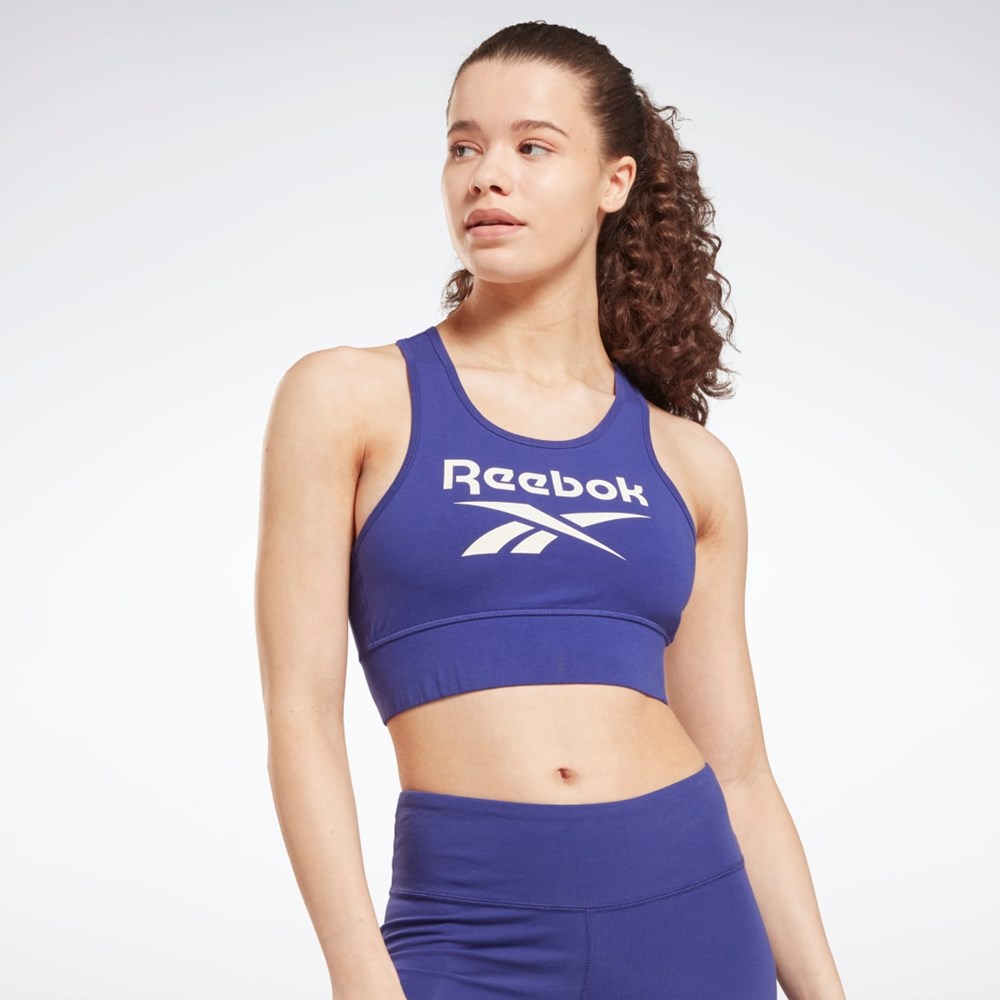 Reebok Reebok Identity Sports Bra Fioletowe | VIJF-25346