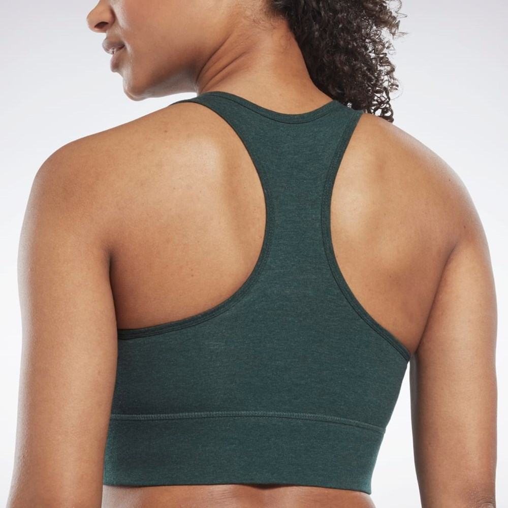 Reebok Reebok Identity Sports Bra Zielone | KEZR-54012