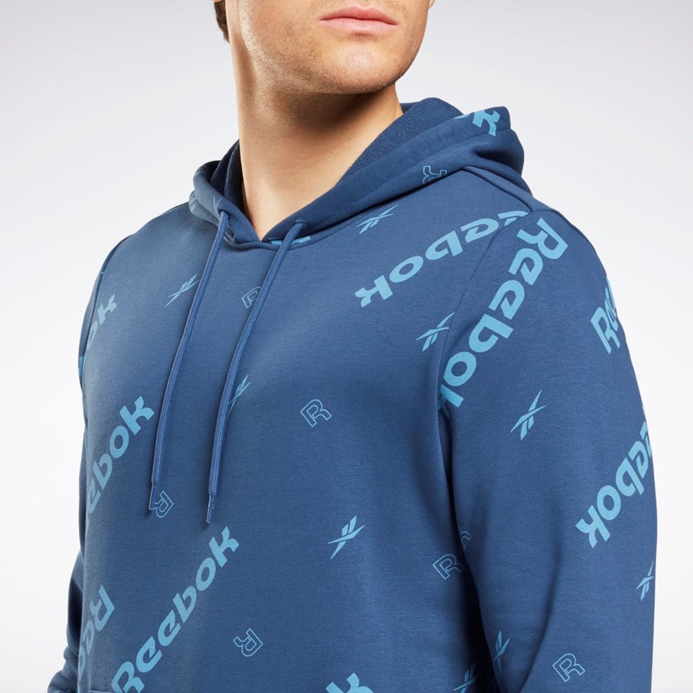 Reebok Reebok Identity Sweatshirt Niebieskie | KQMF-74359