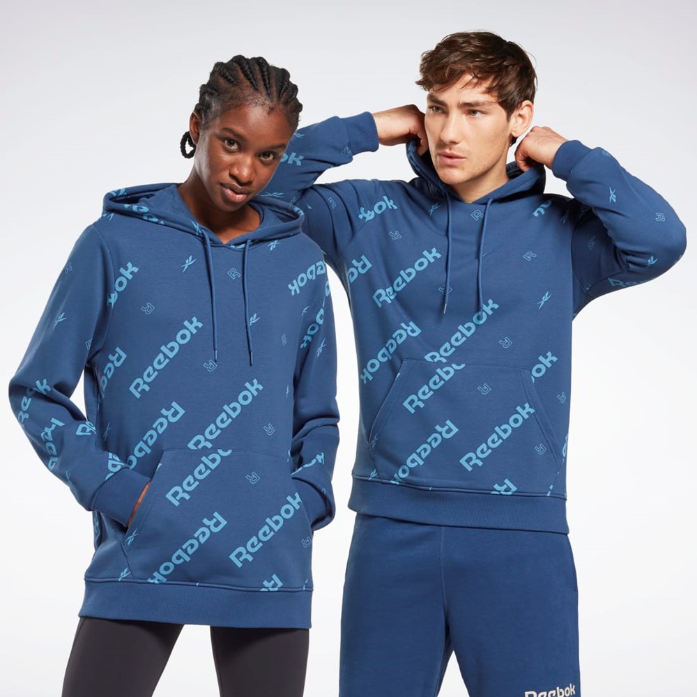 Reebok Reebok Identity Sweatshirt Niebieskie | KQMF-74359