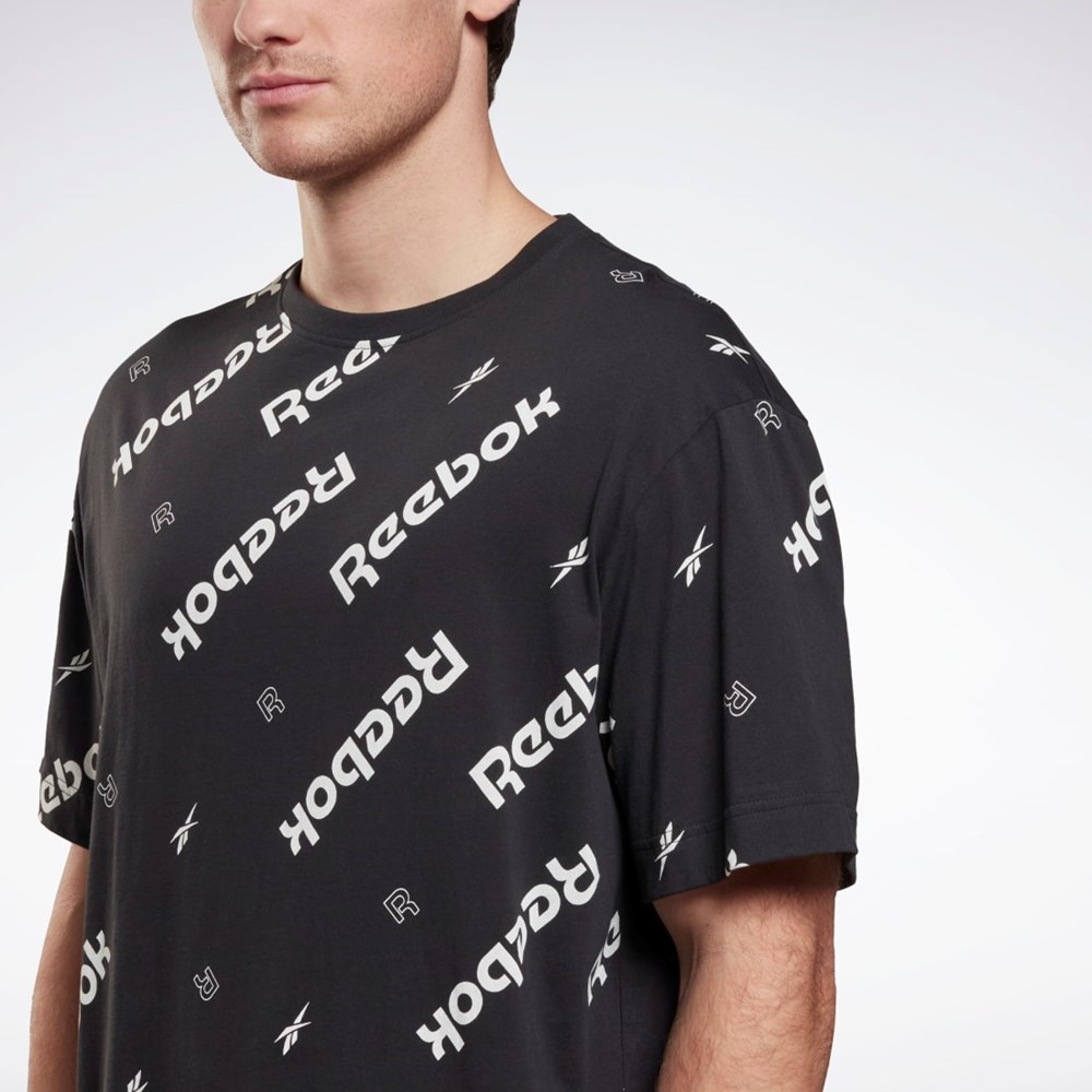 Reebok Reebok Identity T-Shirt Czarne | ERCN-96758