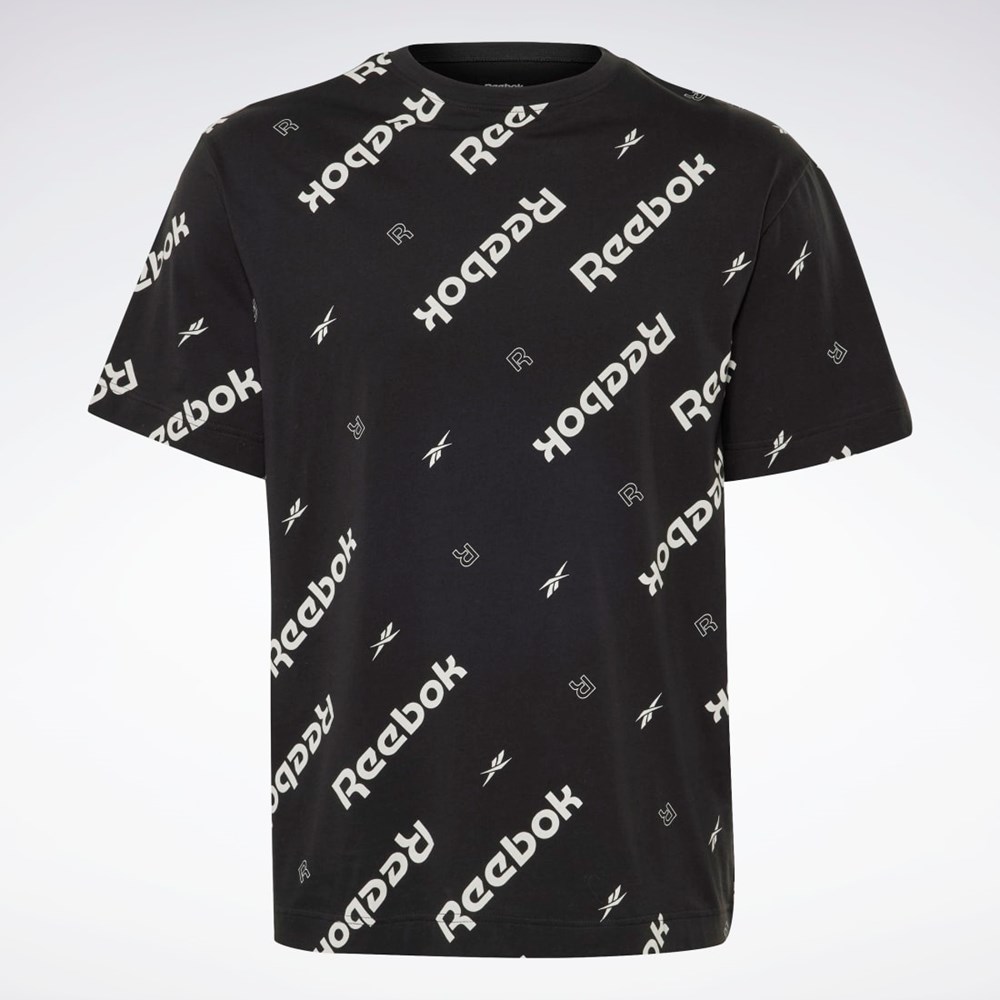 Reebok Reebok Identity T-Shirt Czarne | ERCN-96758