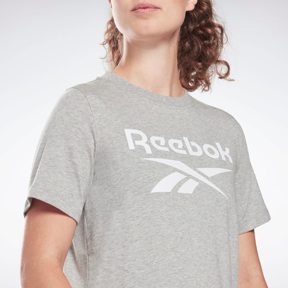 Reebok Reebok Identity T-Shirt Szare | QVLH-18762