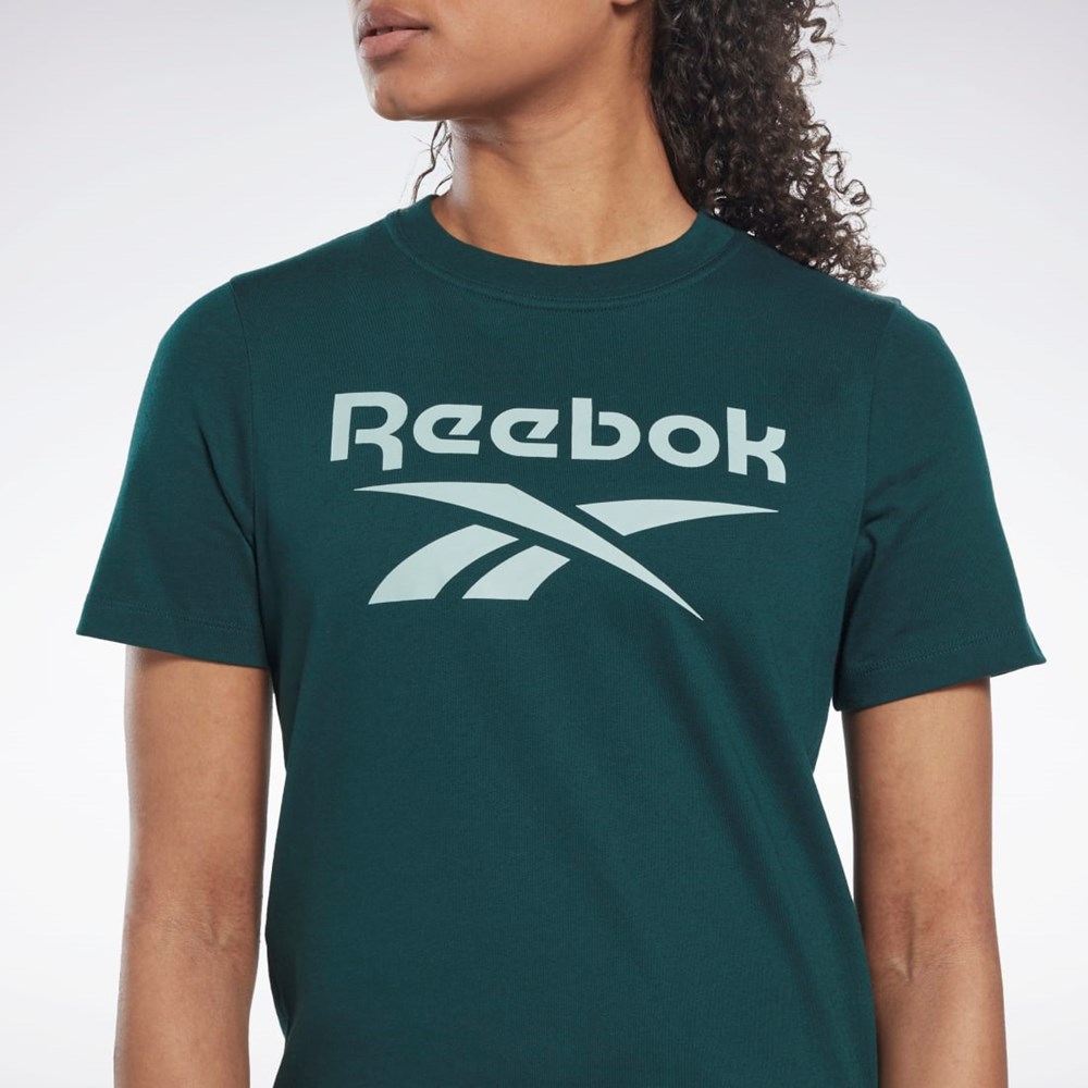 Reebok Reebok Identity T-Shirt Zielone | ZJLP-02594