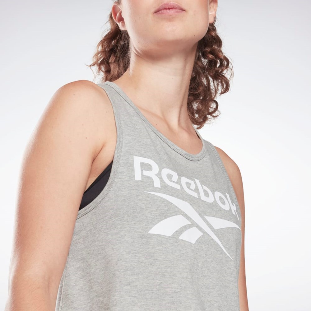 Reebok Reebok Identity Tank Top Szare | FKYW-12856