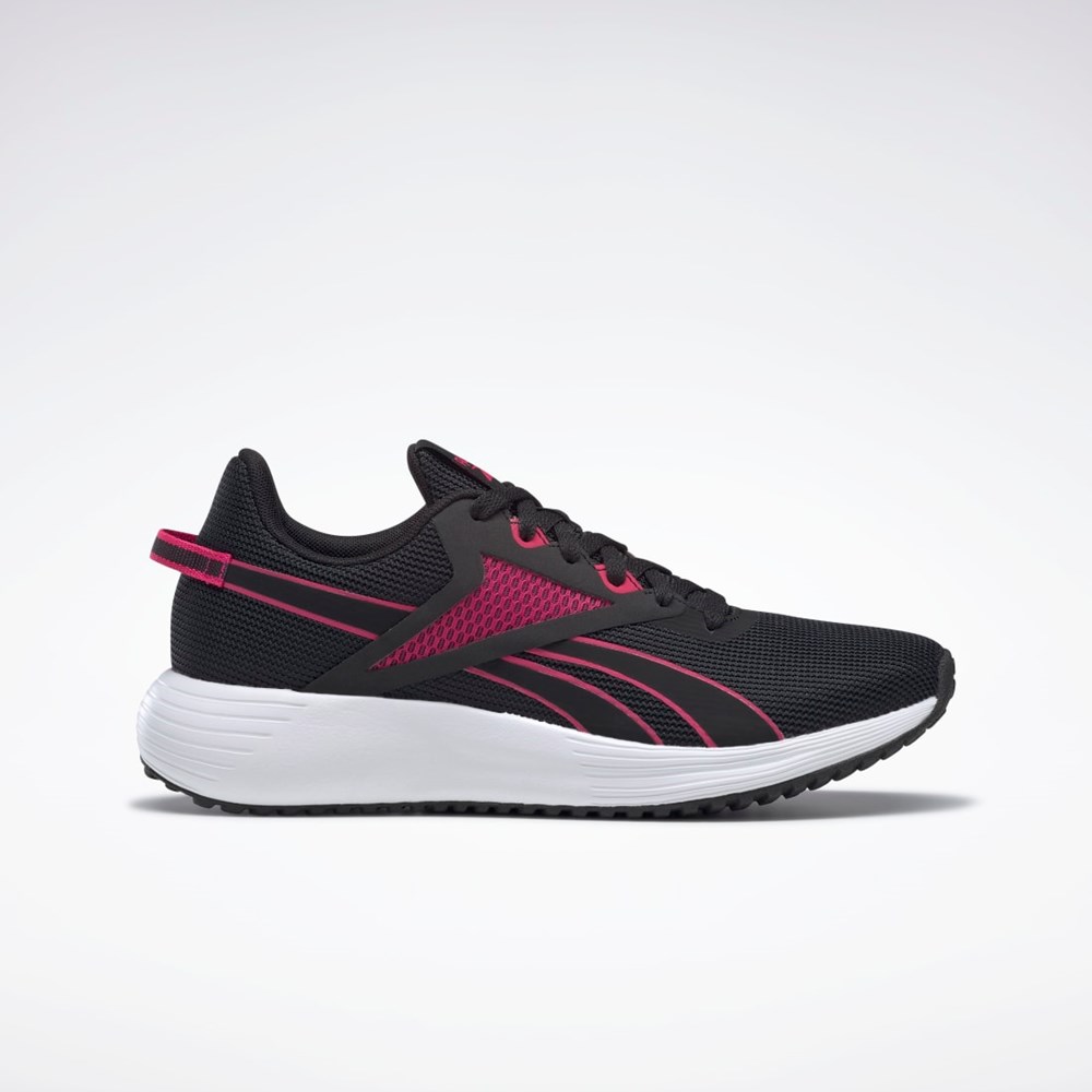 Reebok Reebok Lite Plus 3 Biegania Shoes Czarne Różowe Białe | DNBQ-93674