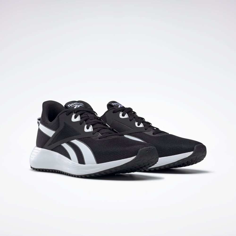 Reebok Reebok Lite Plus 3 Biegania Shoes Czarne Czarne Białe | KUVX-50129