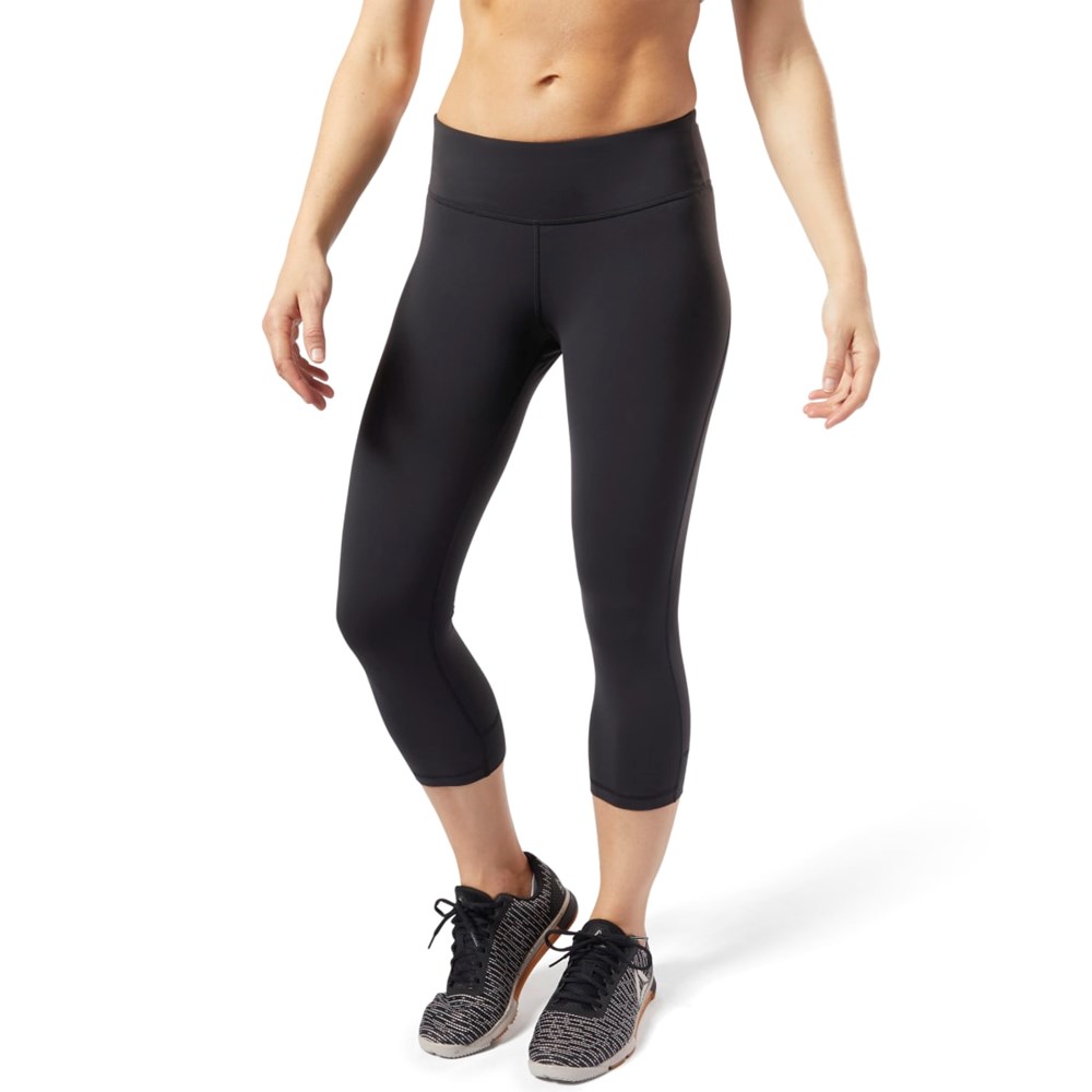 Reebok Reebok Lux 3/4 Length 2 Leggings Czarne | TUNW-23861