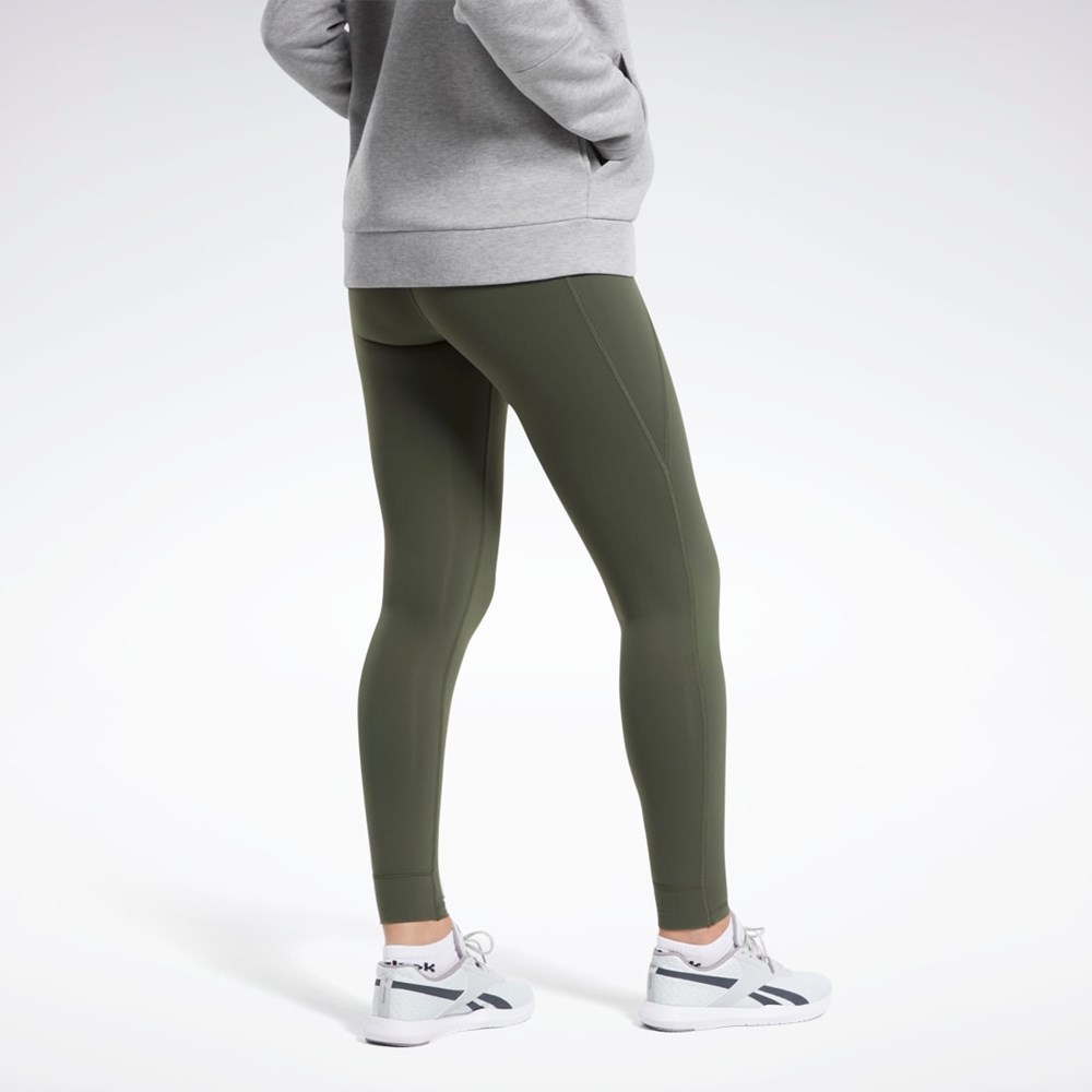 Reebok Reebok Lux High-Rise 2 Leggings Zielone | UCBI-16539