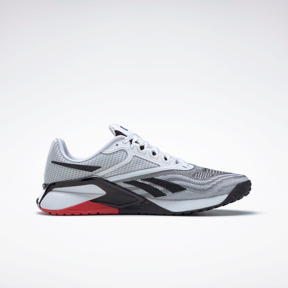 Reebok Reebok Nano X2 Treningowe Shoes Białe Czarne Czerwone | QMDF-64512