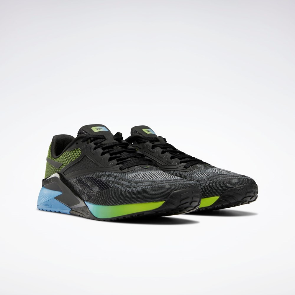 Reebok Reebok Nano X2 Treningowe Shoes Czarne Niebieskie Żółte | EQAM-71086